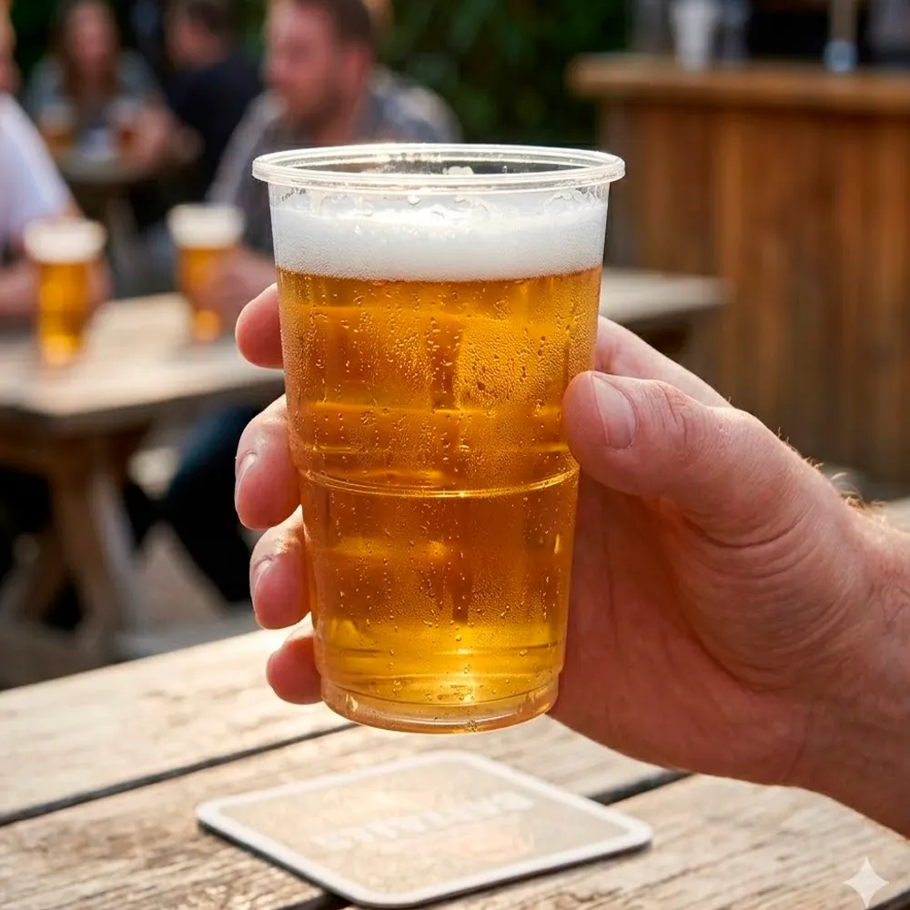 COPO CERVEJA EM PP TRANSPARENTE 25CL (250ML) - Image 2
