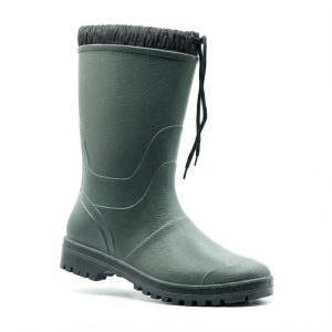 Galocha PVC Verde Forrada